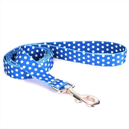 1 In. X 60 In. Navy Polka Dot Lead